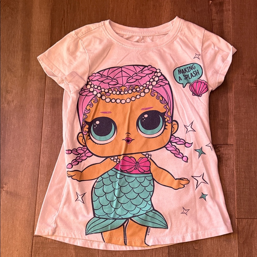 Lol Mermaid Graphic T-Shirt